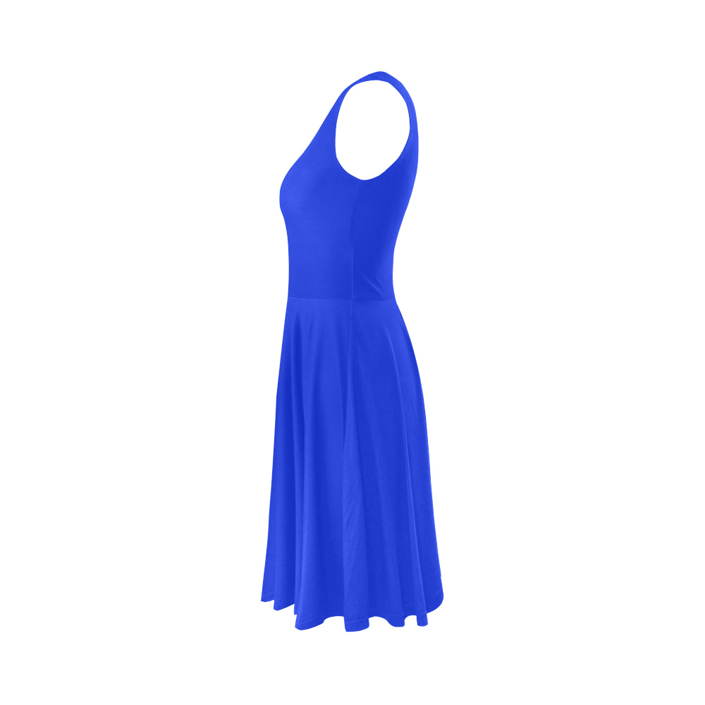Alpha Gamma Xi Blue Dress Sleeveless Ice Skater Dress