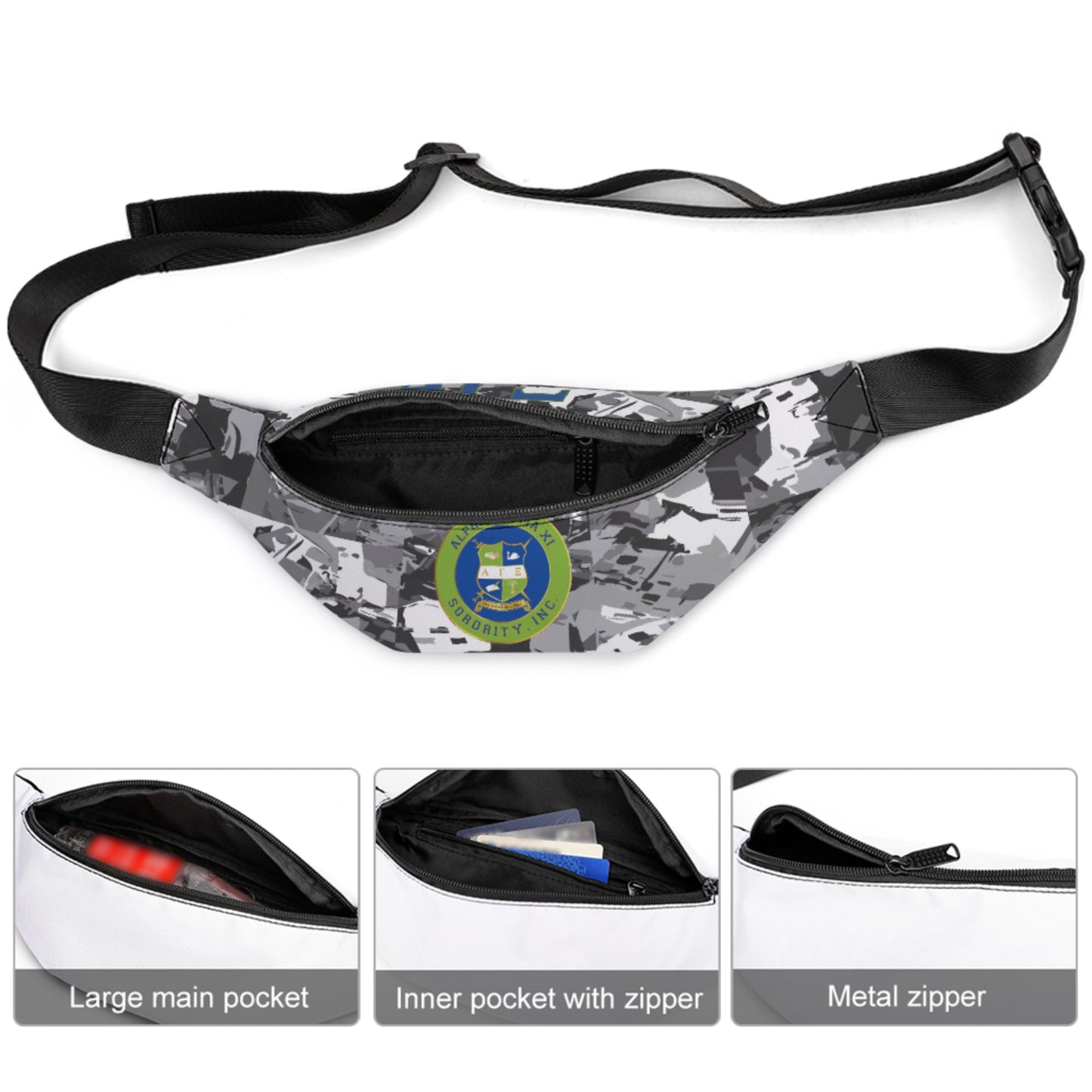 AGXi Grey Camo Fanny Pack