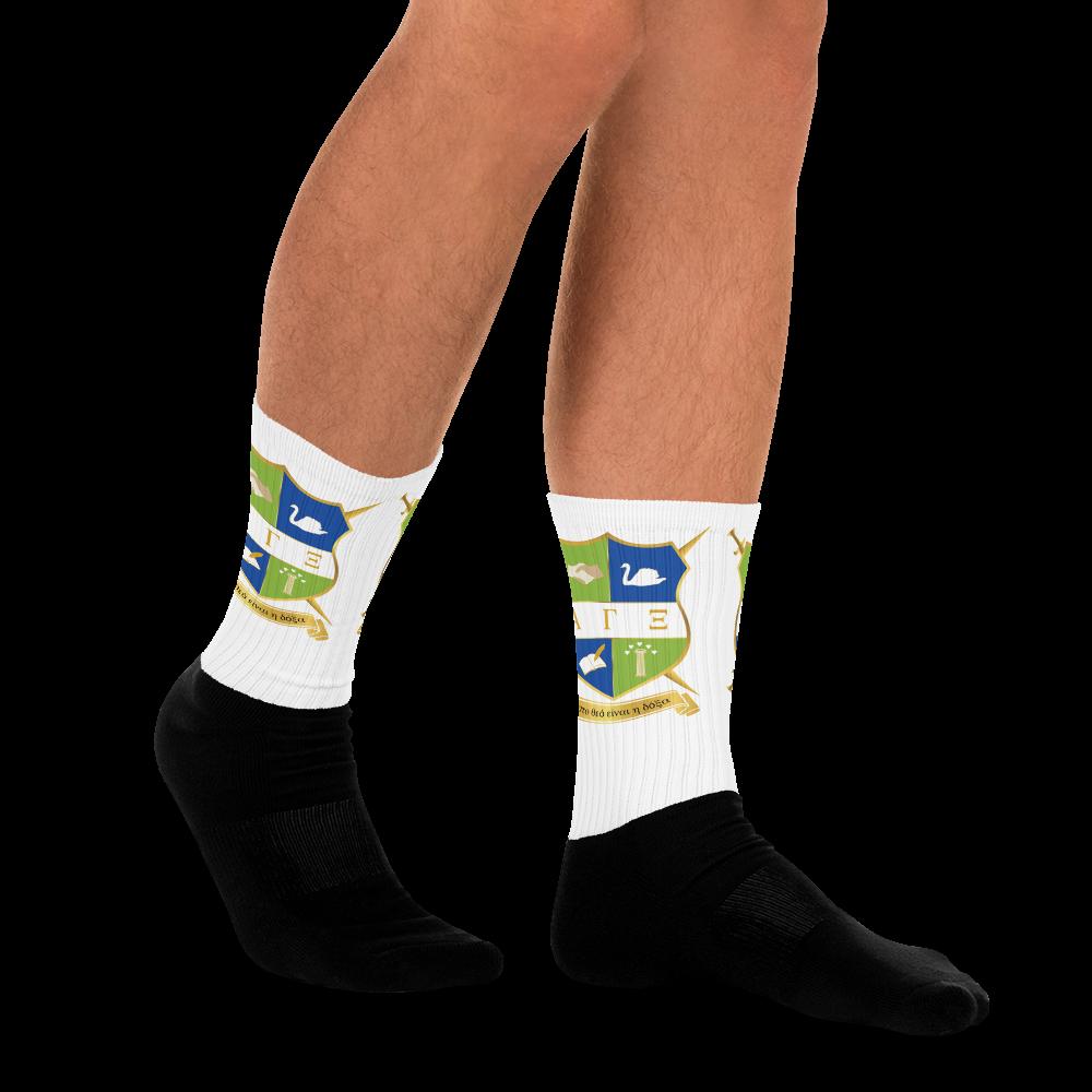 AGXi Shield Black foot socks