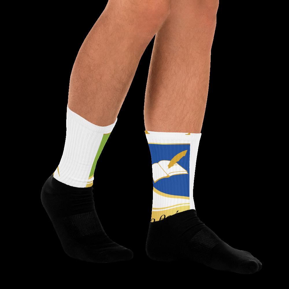 AGXi Shield Black foot socks